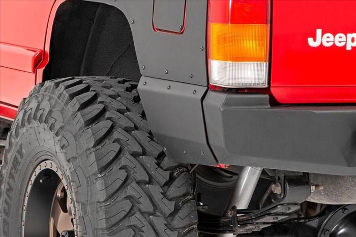 Jeep Rear Lower Quarter Panel Armor for Trimmed Fender Flares 97-01 Cherokee XJ Rough Country