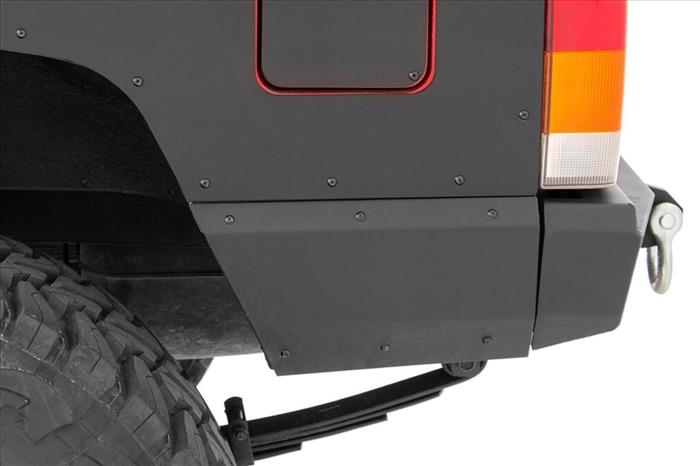Jeep Rear Lower Quarter Panel Armor for Trimmed Fender Flares 97-01 Cherokee XJ Rough Country