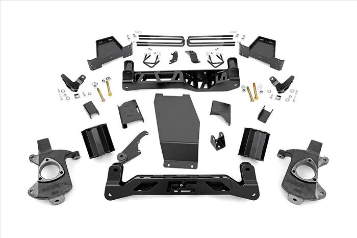 6 Inch GMC Suspension Lift Kit 14-18 Sierra 1500 Denal 4WD w/MagneRide Aluminum & Stamped Steel Rough Country