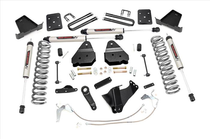 4.5 Inch Suspension Lift Kit w/V2 Shocks 08-10 F-250/350 4WD Rough Country
