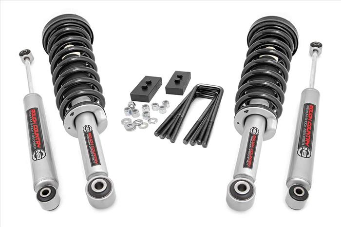 2 Inch Leveling Lift Kit Lifted Struts & N3 Shocks 09-13 F-150 Rough Country
