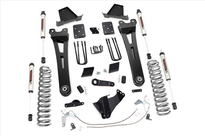 6 Inch Ford Radius Arm Suspension Lift Kit No Overload Springs w/V2 Shocks 15-16 F-250 Rough Country