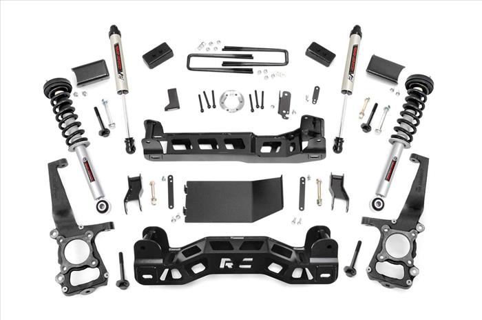 4 Inch Suspension Lift Kit Lifted N3 Struts V2 Monotube Shocks 11-13 F-150 4WD Rough Country