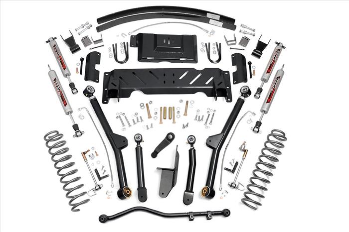 4.5 Inch Jeep Long Arm Suspension Lift Kit 84-01 XJ Cherokee-2.5L/4.0L/NP242 Rough Country