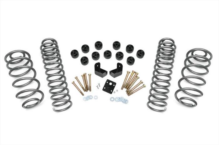 3.75 Inch Jeep Combo Lift Kit No Shocks 4 Cyl 04-06 4WD Jeep Wrangler TJ Unlimited 97-06 4WD Jeep Wrangler TJ Rough Country