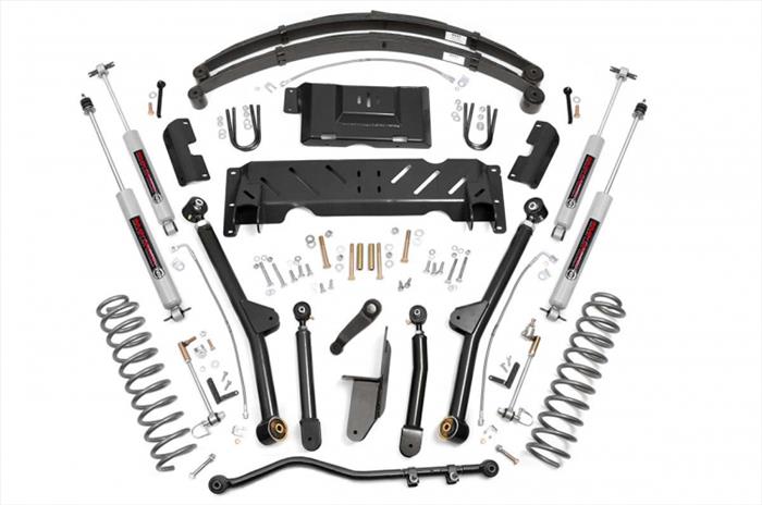 4.5 Inch Jeep Long Arm Suspension Lift System 84-01 XJ Cherokee-2.5L/4.0L/NP231 Rough Country