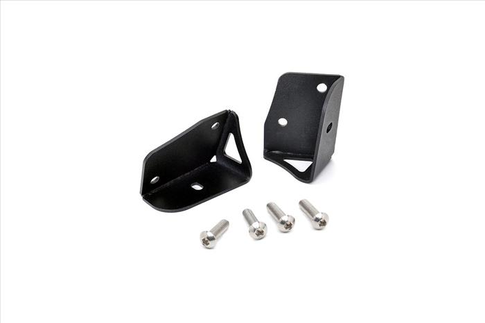 Jeep Lower Windshield Light Mounts 97-06 TJ Wrangler Fits Rough Country Light Kit 70903 70804 Rough Country