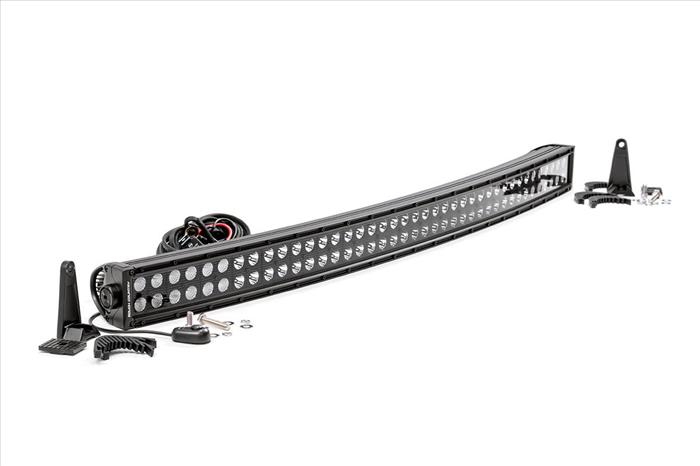 40 Inch Curved CREE LED Light Bar Dual Row Black Series Rough Country