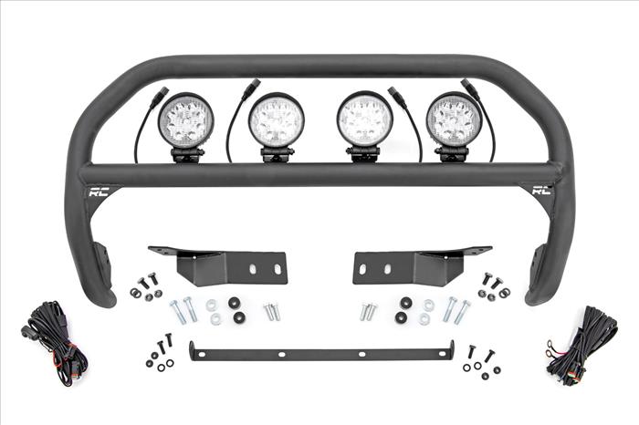 Nudge Bar 4 Inch Round Led (x4) 07-21 Toyota Tundra 2WD/4WD Rough Country