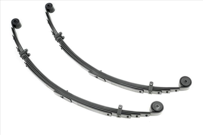 Rear Leaf Springs 4 Inch Lift Pair 84-01 Jeep Cherokee XJ Rough Country
