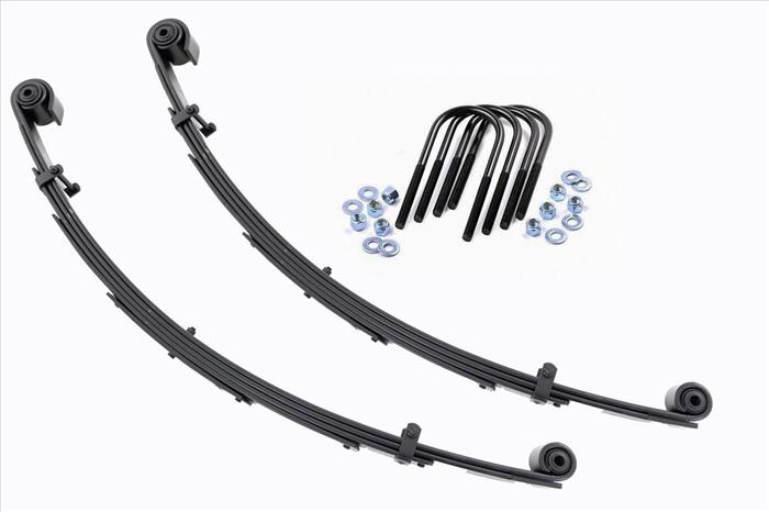 Front Leaf Springs 4 Inch Lift Pair 00-05 Ford Excursion/99-04 Super Duty Rough Country