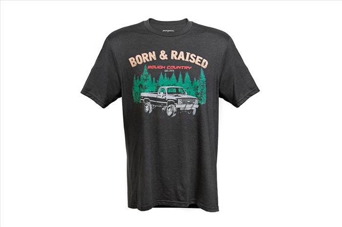 Rough Country Born & Raised T Shirt Men Large Rough Country