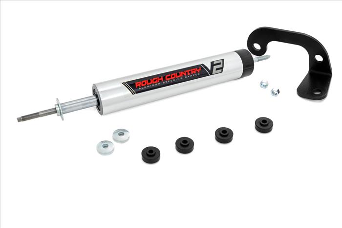 V2 Steering Stabilizer 8-lug Only 88-00 Chevy C2500/K2500 C3500/K3500 Truck Rough Country