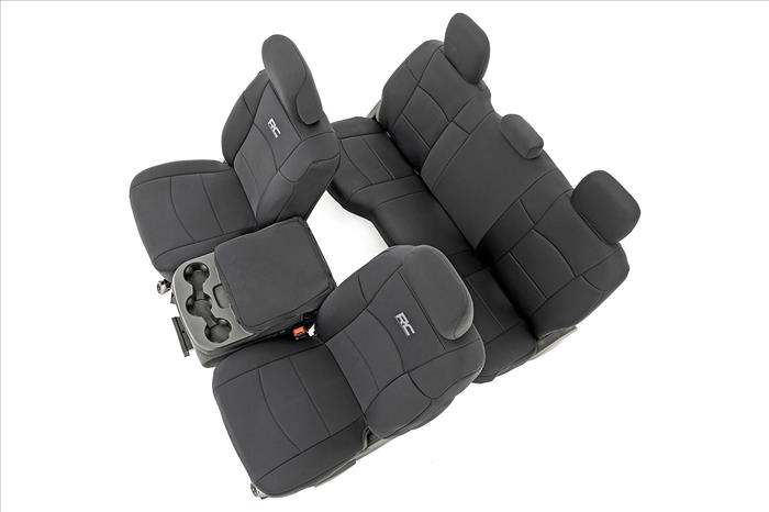 Seat Covers Front Row and Rear Row 60/40 Rear Seat Ram 2500 2WD/4WD (19-23) Rough Country