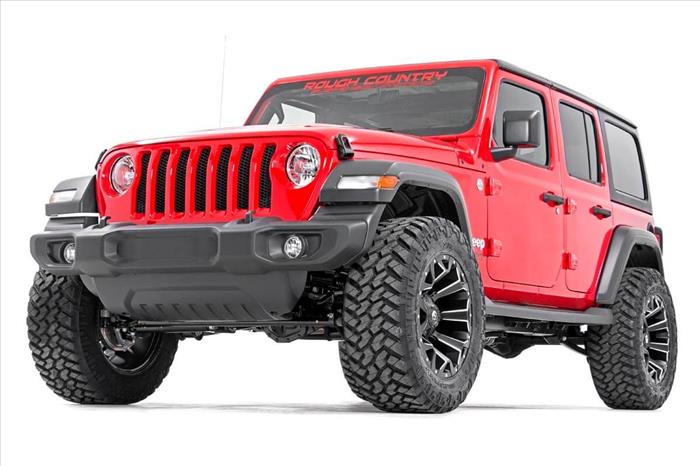 2.5 Inch Lift Kit Coils V2 18-21 Jeep Wrangler JL 4WD Rough Country