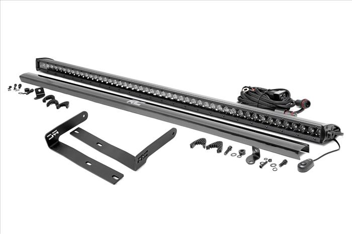 50 Inch Single Row LED Light Kit Black Series Front-Facing 14-22 Kubota RTV-X900/RTV-X1100 Diesel Rough Country