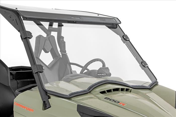 Full Windshield Scratch Resistant 11-20 Can-Am Commander 4WD Rough Country