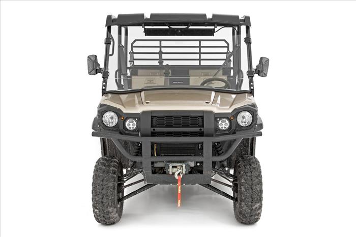 Full Windshield Scratch Resistant 16-22 Kawasaki Mule Pro FX/15-22 Mule Pro FXT Rough Country