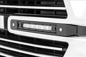 Dodge Dual 6 Inch LED Grille Kit Chrome Series 19-20 RAM 1500 Rough Country