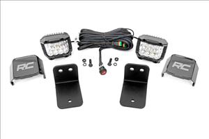 Rear Facing LED Kit 3-Inch Osram Wide Angle 2020 Intimidator GC1K Rough Country