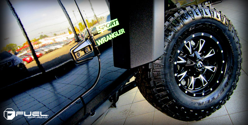 Jeep Wrangler Fuel 1-Piece Wheels Throttle - D513 