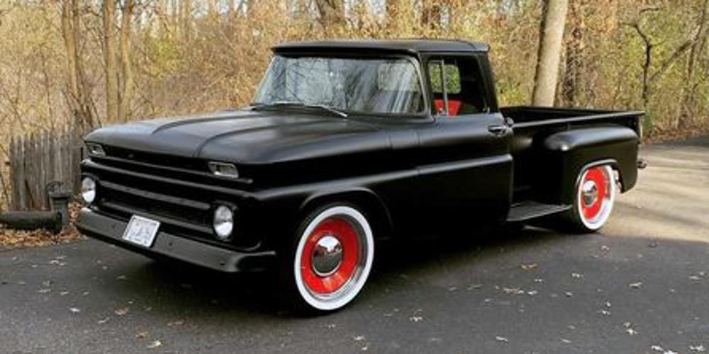 Chevrolet C10 Pickup with U.S. Wheel Rat Rod (Series 631) Extended Sizing