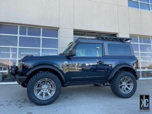 Ford Bronco with Fuel 1-Piece Wheels Rogue Platinum - D710