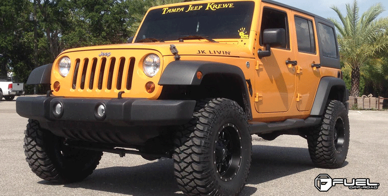 Jeep Wrangler Fuel 1-Piece Wheels Krank - D517