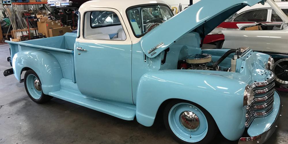 Chevrolet 3100 with U.S. Wheel Smoothie (Series 51) Extended Sizing