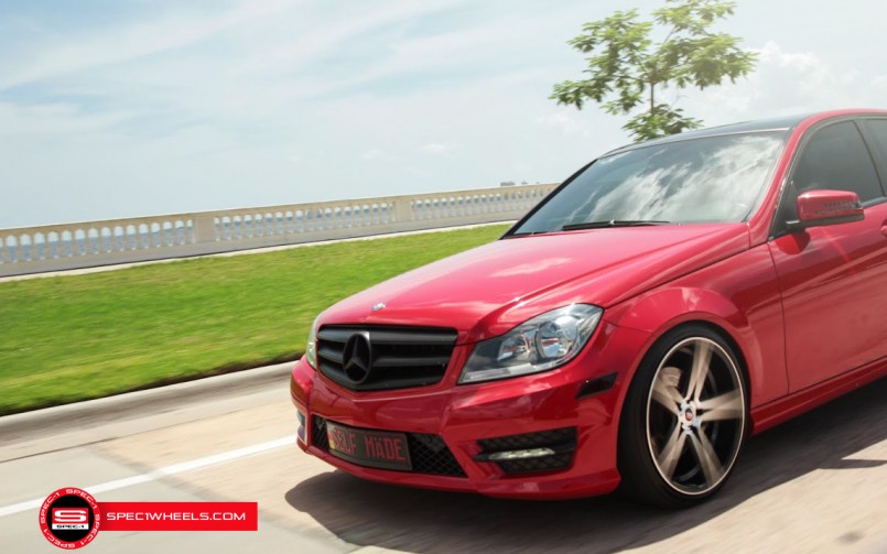Spec-1 SP-8 Wheels on a Benz C350