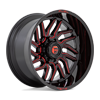 Hurricane - D808 Gloss Black Milled Red