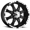 223-224 Goliath Matte Black with Diamond Cut Accents