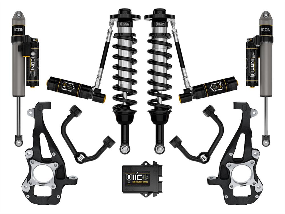 Icon 2021 2023 Ford F 150 4wd 35 45 Lift Stage 5 Suspension System Tubular Uca Icon 6375