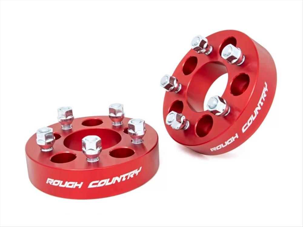 Inch Wheel Spacers Red X Bolt Pattern Pair Cherokee Xj