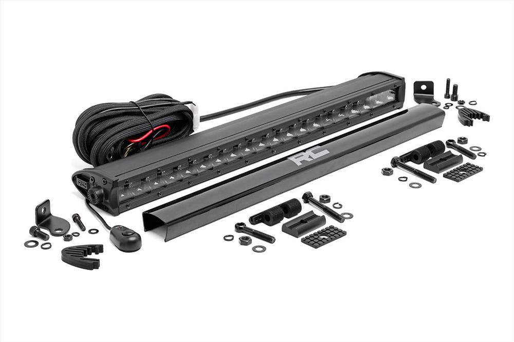 人気ブランド 20 Rough Series Black Row Single Bar Light LED CREE Inch テープ・マスキングテープ