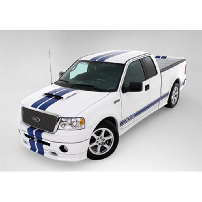 2004-2008 F150 Super Crew Cab Stripes Kit, Top White 