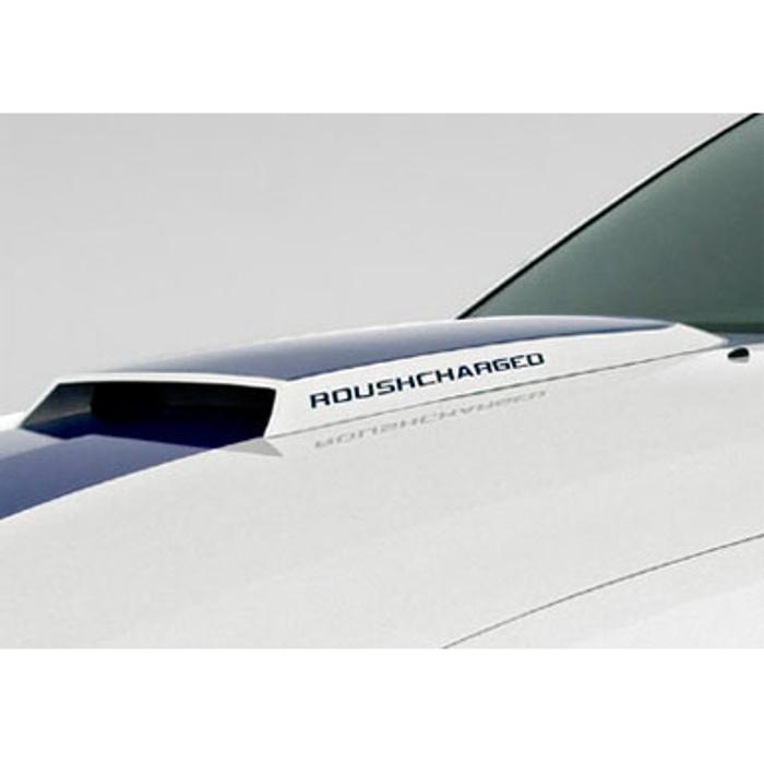 1994-2017 ROUSH Mustang Hood Scoop Decal Roush charged