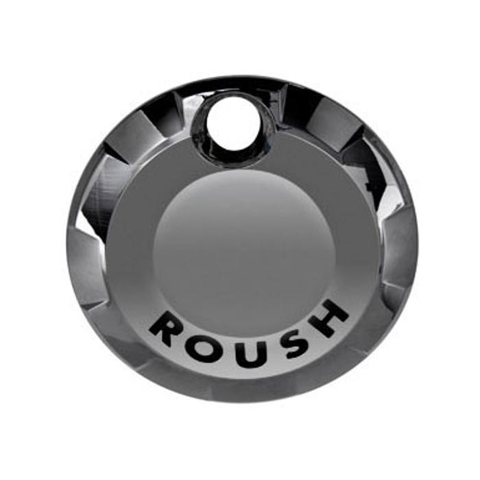2005-2009 ROUSH Square R Decklid Dome Badge with Black Chrome Base 