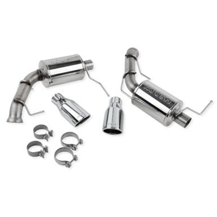 2011-2014 V8 Mustang Exhaust with Round Tips 