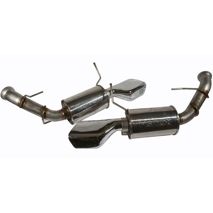 2013-2014 V6 Ford Mustang - Exhaust Kit w/ Dual Chambered Tips