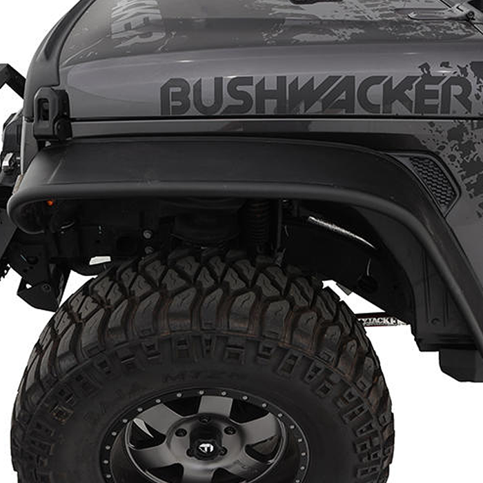 Bushwacker Aluminum Fender Flares Black