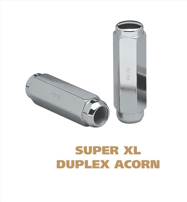 Super XL Duplex Acron - 7/8 Inch Hex Chrome Plated