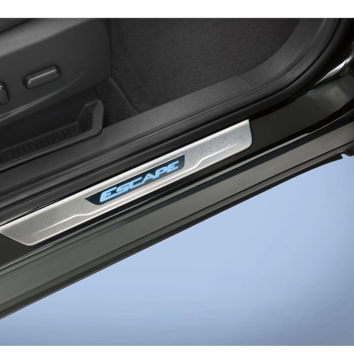 Door Sill Plates - Illuminated, Stainless Steel, 2-Piece Kit2013-2018 Ford Escape DJ5Z-54132A08-B