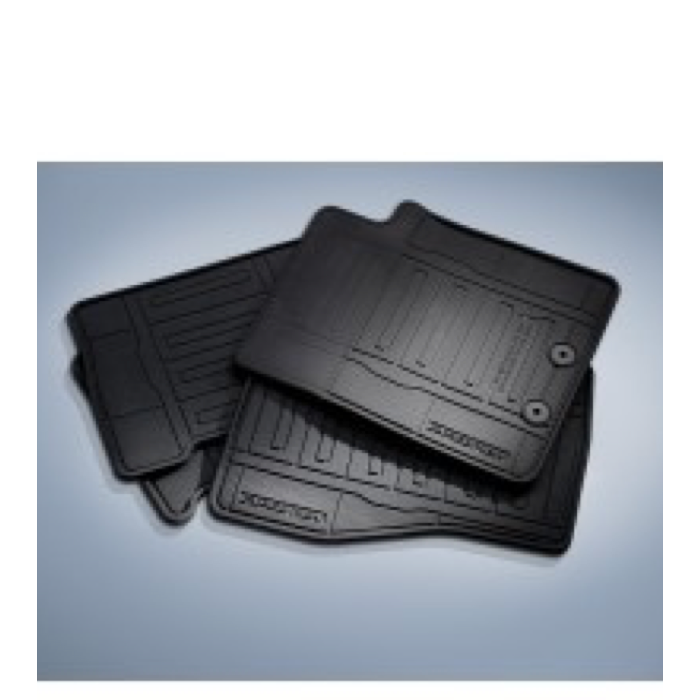 Floor Mats - All-Weather Thermoplastic Rubber, Black 4-Pc. Set 2015-2018 Expedition FL1Z-7813086-AA