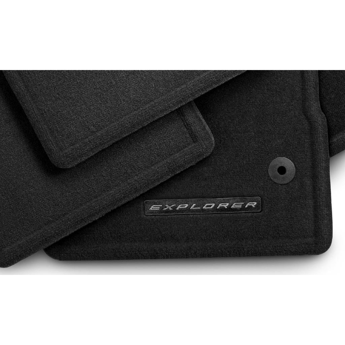 Floor Mats - Carpeted, Ebony, Front and Rear 4 Pc Set 2013-2018 Ford Flex DA8Z-7413300-AA