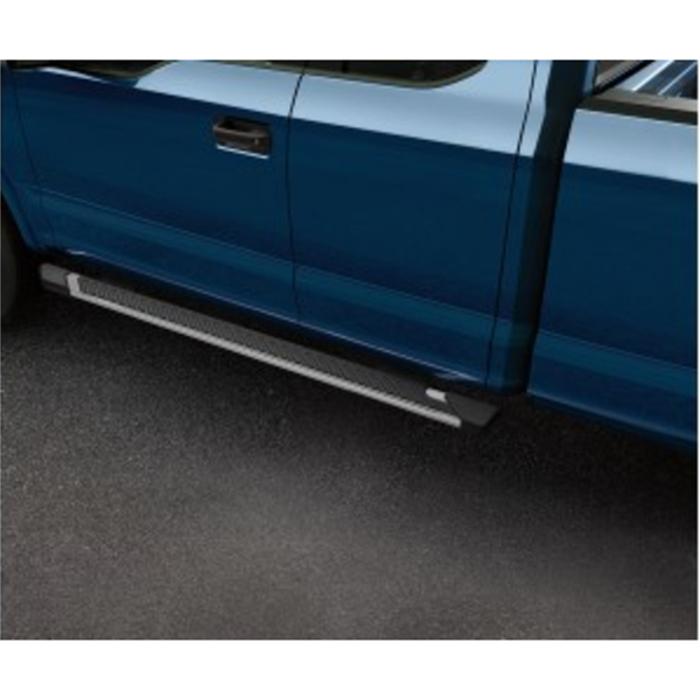 Step Bars - 5 Inch Angular, Chromed Aluminum, SuperCrew 2015-2018 Ford F-150 FL3Z-16450-HB