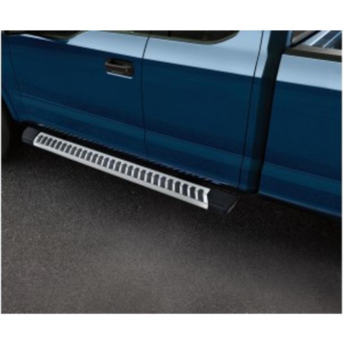 Step Bars - 6 Inch Angular, Painted Magnetic, Super Cab 2015-2018 Ford F-150 FL3Z-16450-NC