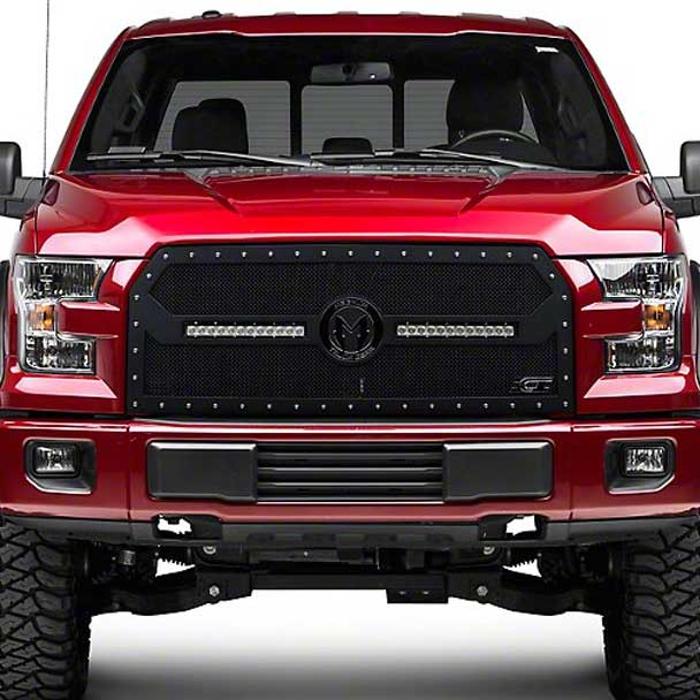 ICI Magnum CL-Series Upper Replacement Grille w/ 12 in. LED Light Bars - Black