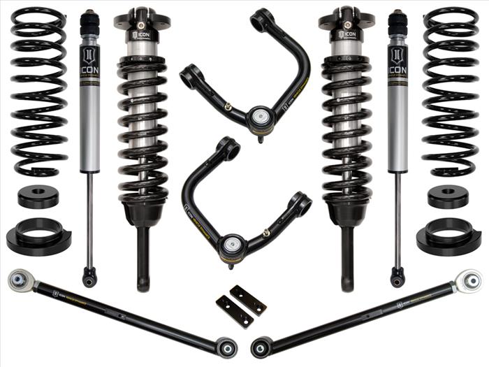 Rear Air Ride Suspension to Shock Absorbers & Coil Springs Conversion Kit Compatible with 2003-2009 Lexus GX470 