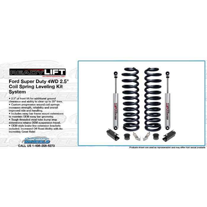 ReadyLift Ford Super Duty 4WD 2.5 in. Coil Spring Front Lift Kit System - 2011-15